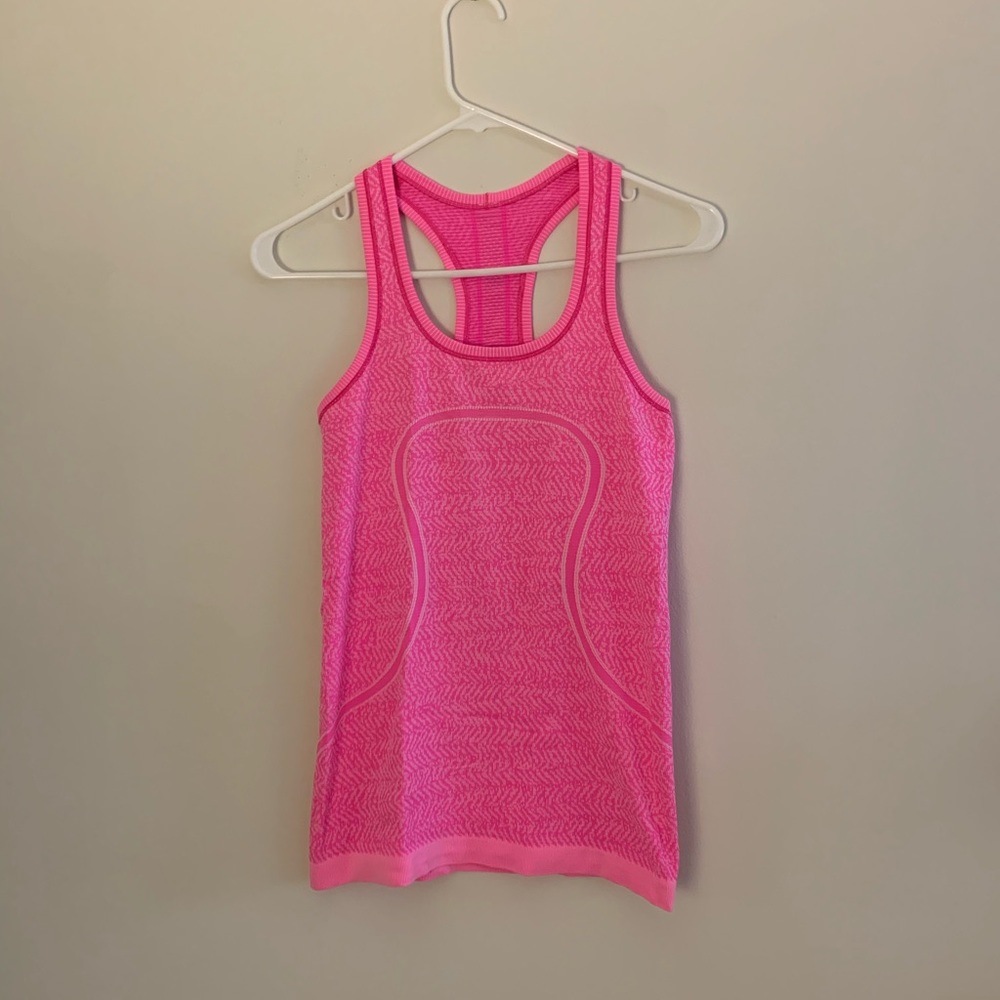 Lululemon Swiftly Racerback Tank Hot Pink